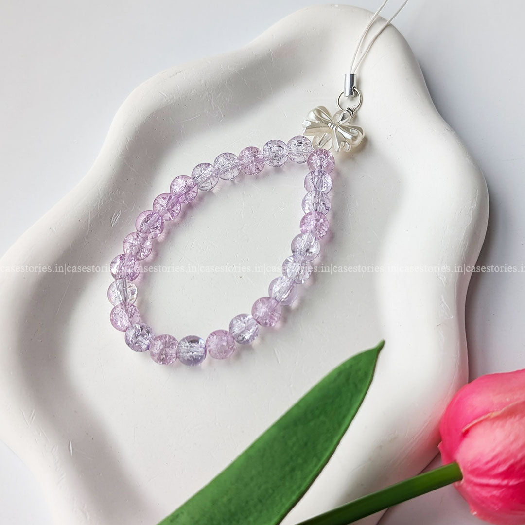 Purple Sunshine Mobile Charm