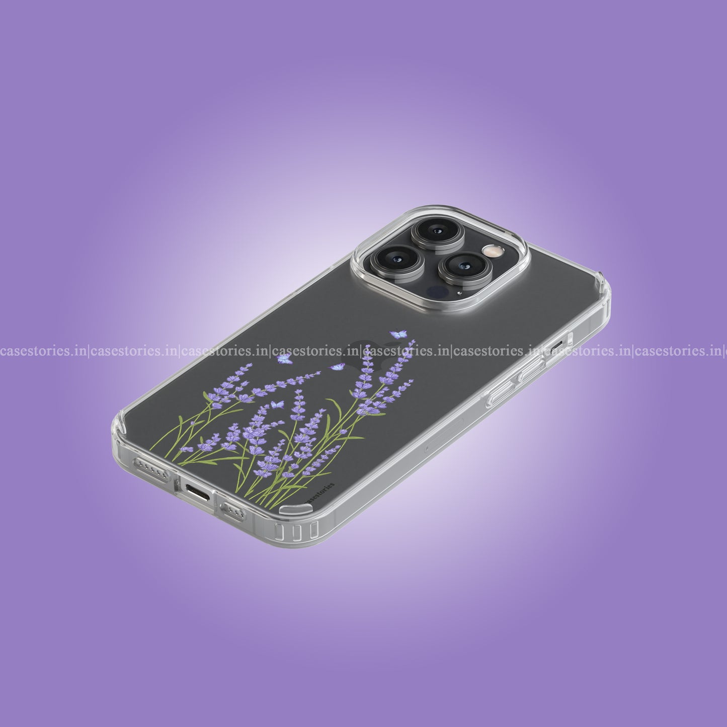 Lavender Kiss Clear Soft Case