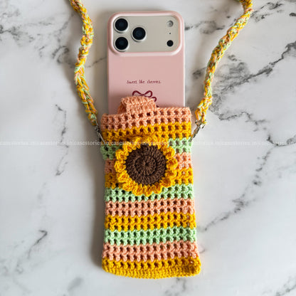 Sunshine Crochet Phone Sling