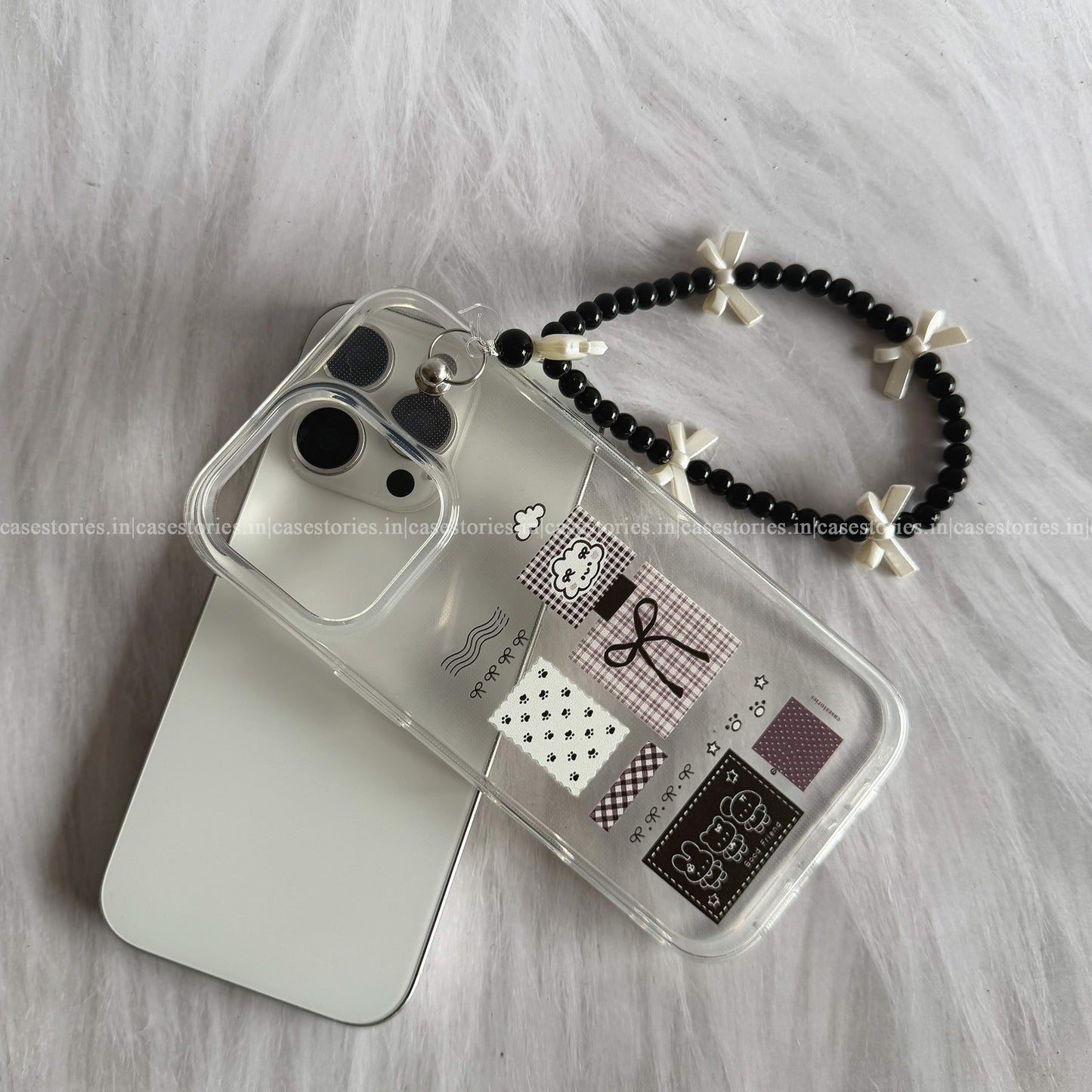 Everyday Notes Transparent Chain Case