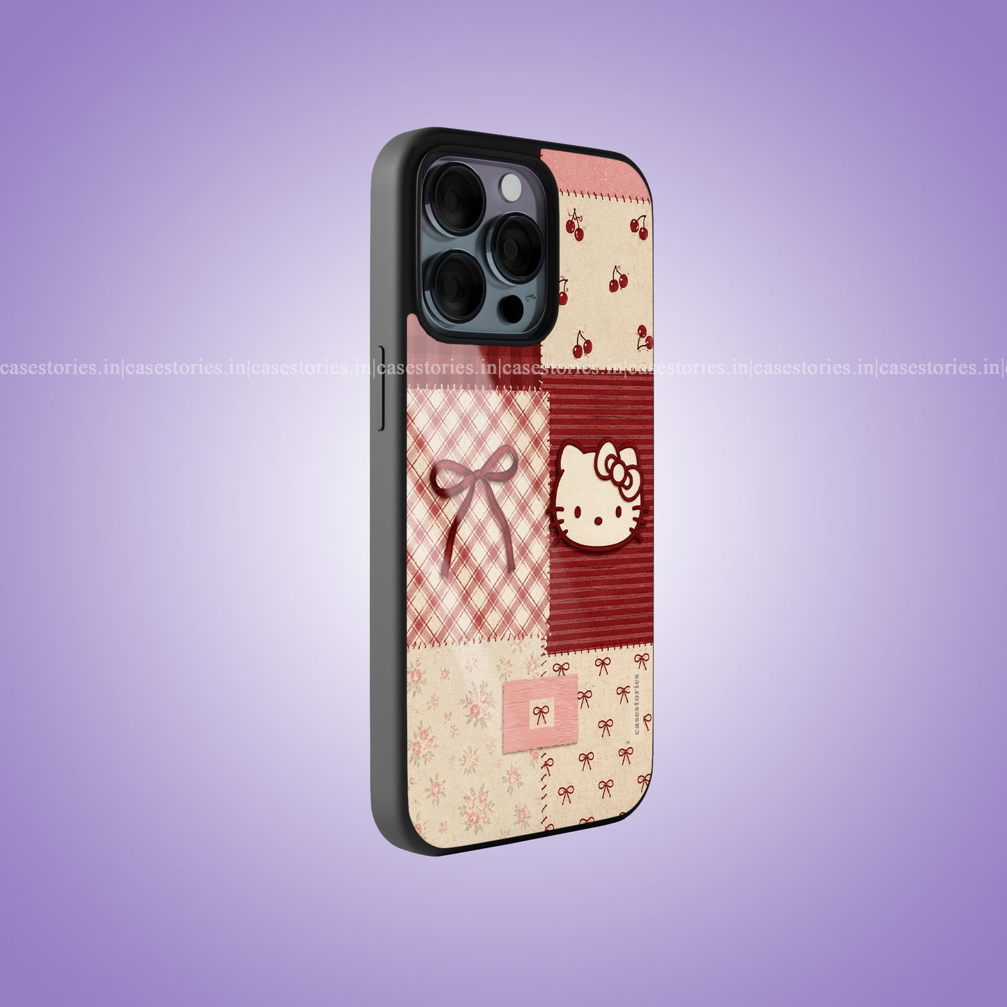 Cherry Ribbon Premium Glossy Phone Case