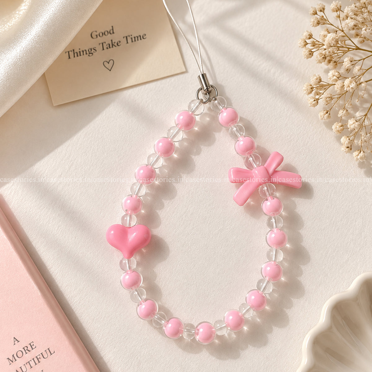 Baby Pink Bow Charm
