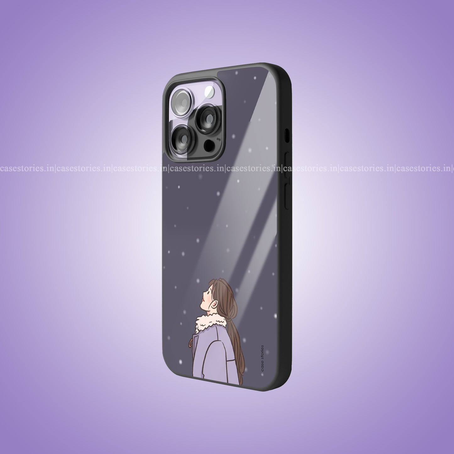 Soft Under Snow Premium Glossy Phone Cover