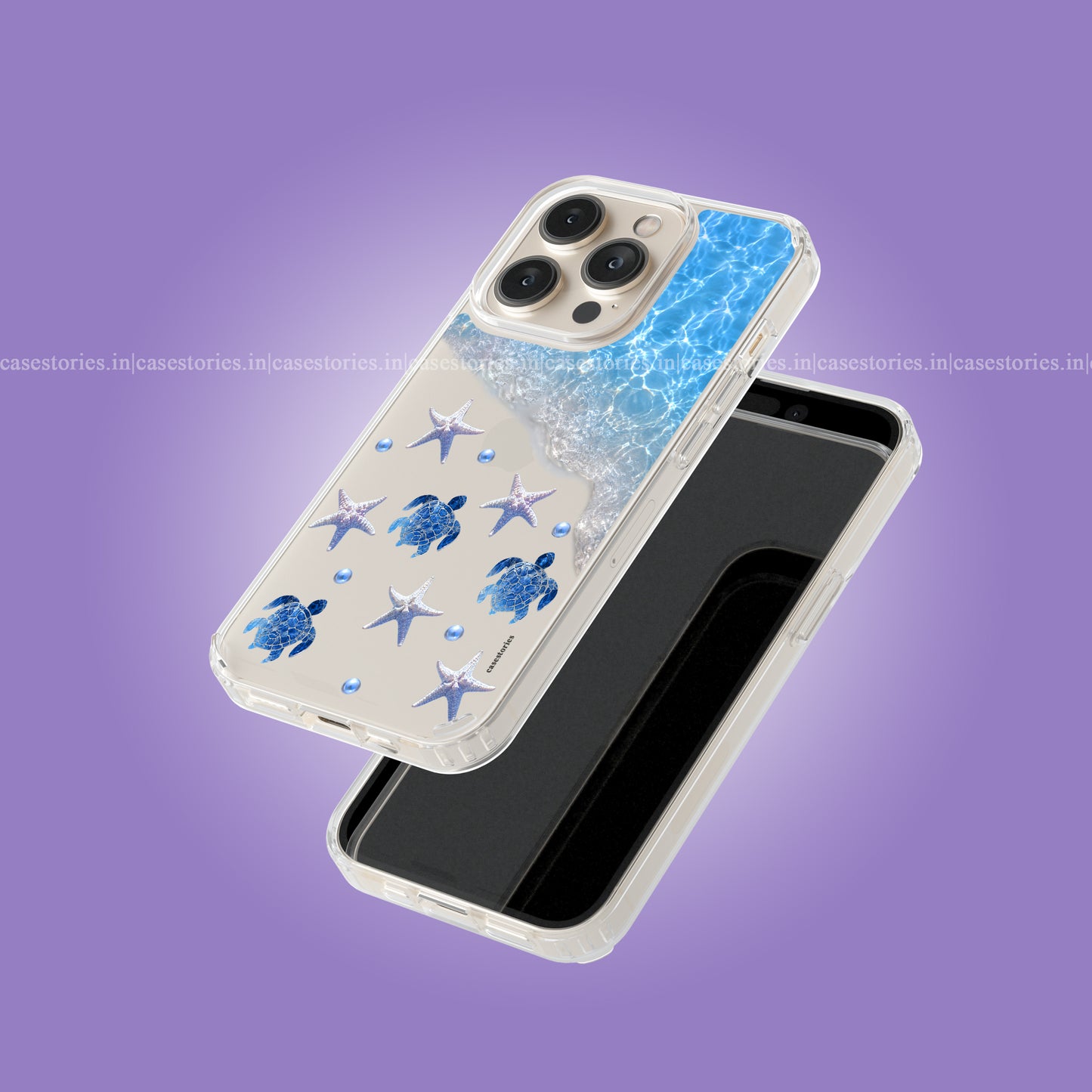 Ocean Turtle Bliss Clear Soft Case