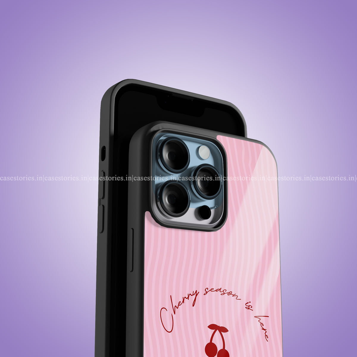 Cherry Season Premium Glossy Phone Case