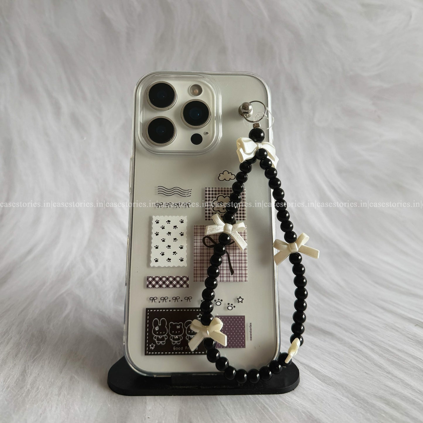 Everyday Notes Transparent Chain Case
