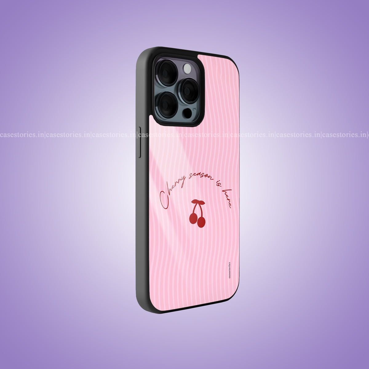 Cherry Season Premium Glossy Phone Case