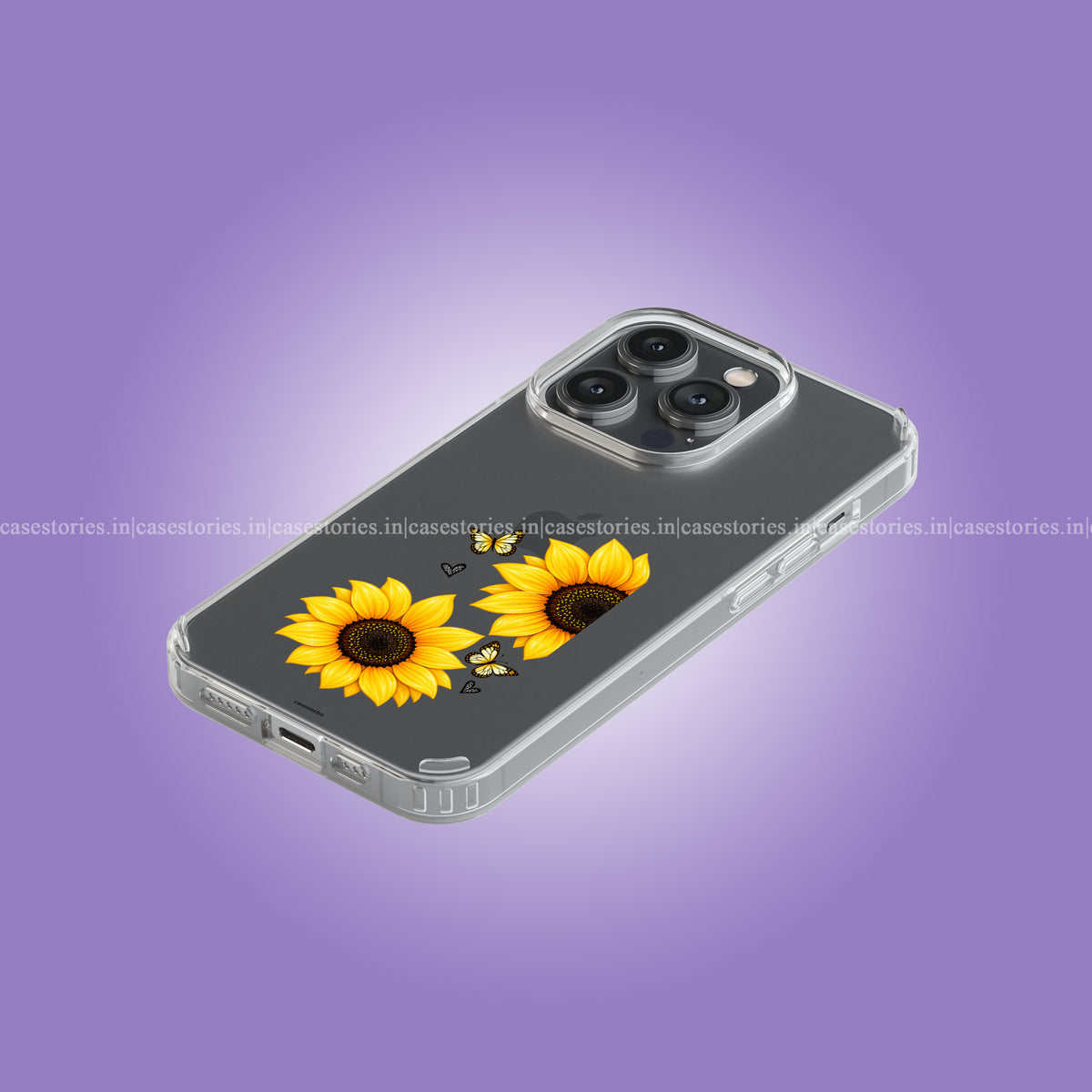 Golden Flutter Clear Soft Case