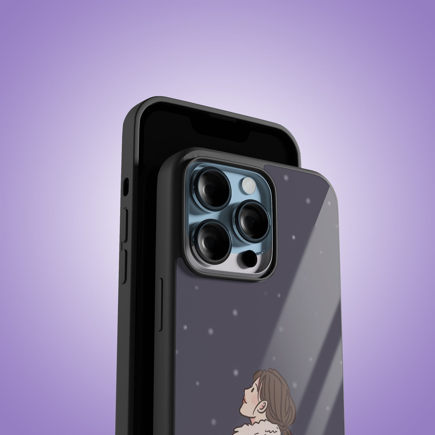 Soft Under Snow Premium Glossy Phone Cover