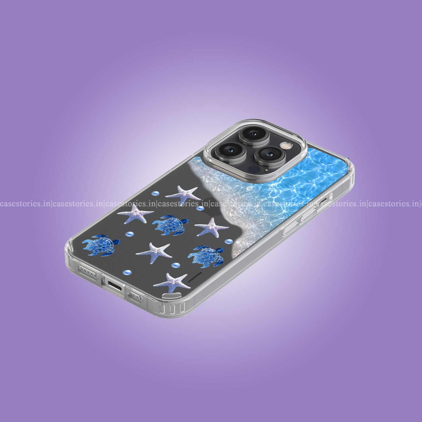 Ocean Turtle Bliss Clear Soft Case