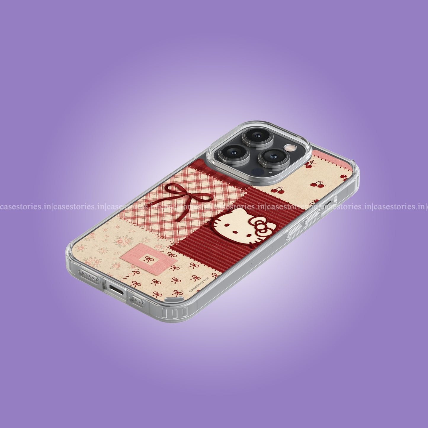 Cherry Ribbon Soft Case