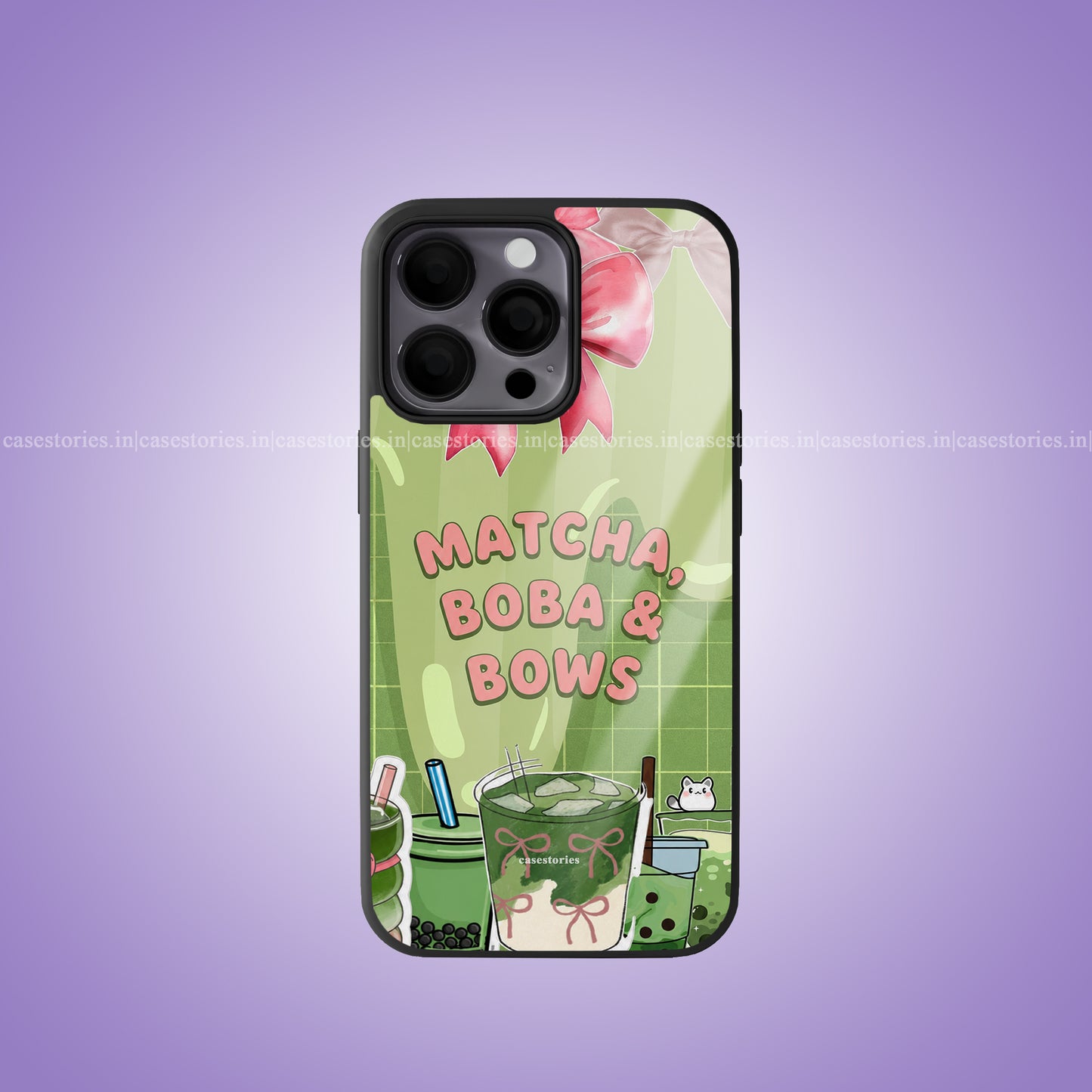 Boba Bow Era Premium Glossy Phone Case