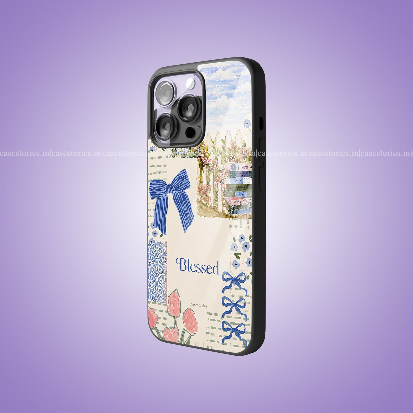 Santorini Bless Premium Glossy Phone Case