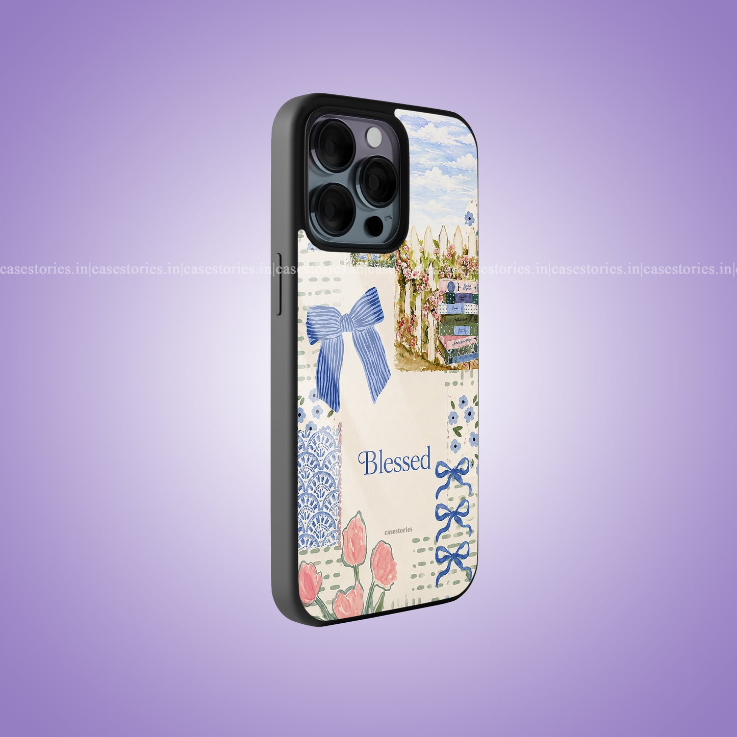 Santorini Bless Premium Glossy Phone Case