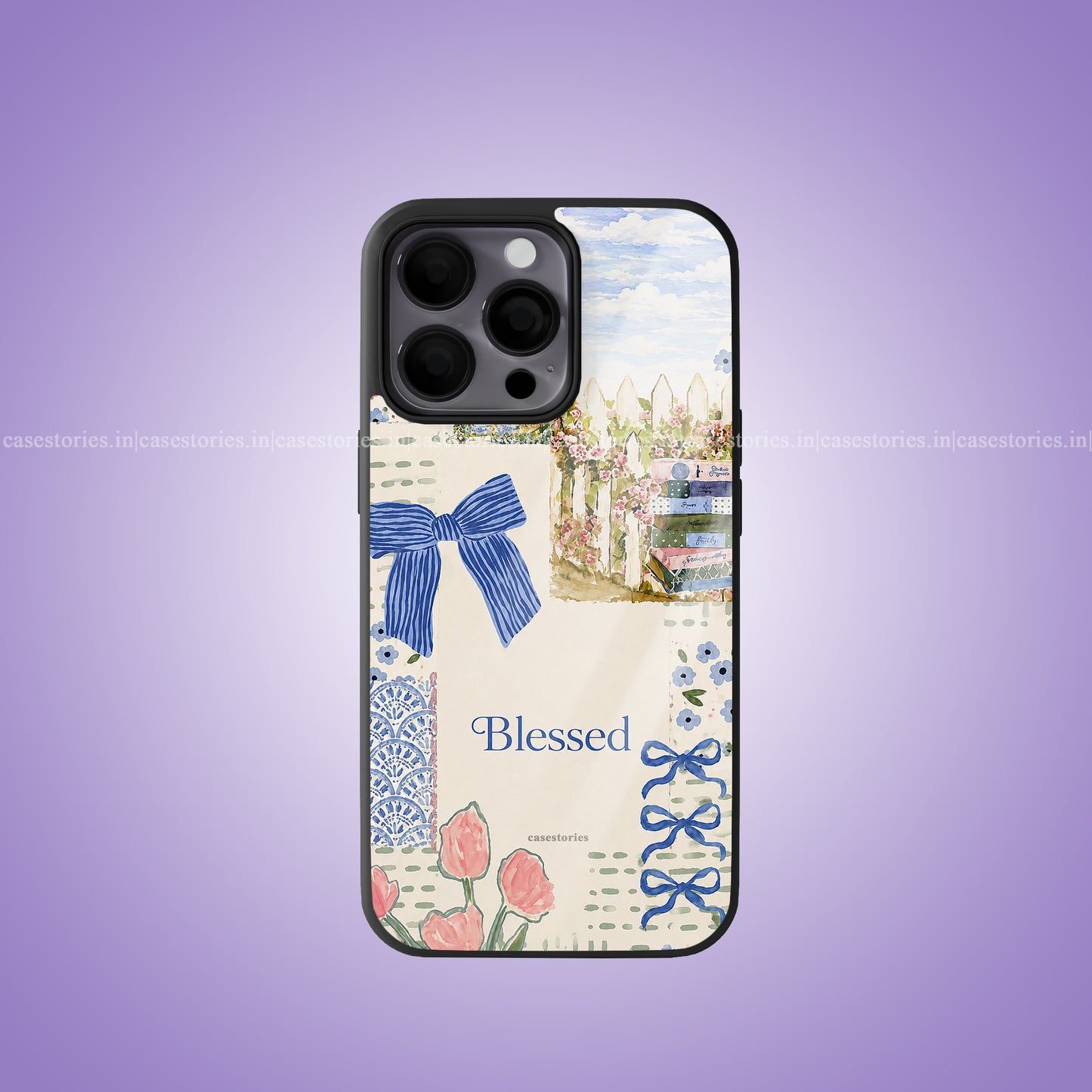 Santorini Bless Premium Glossy Phone Case