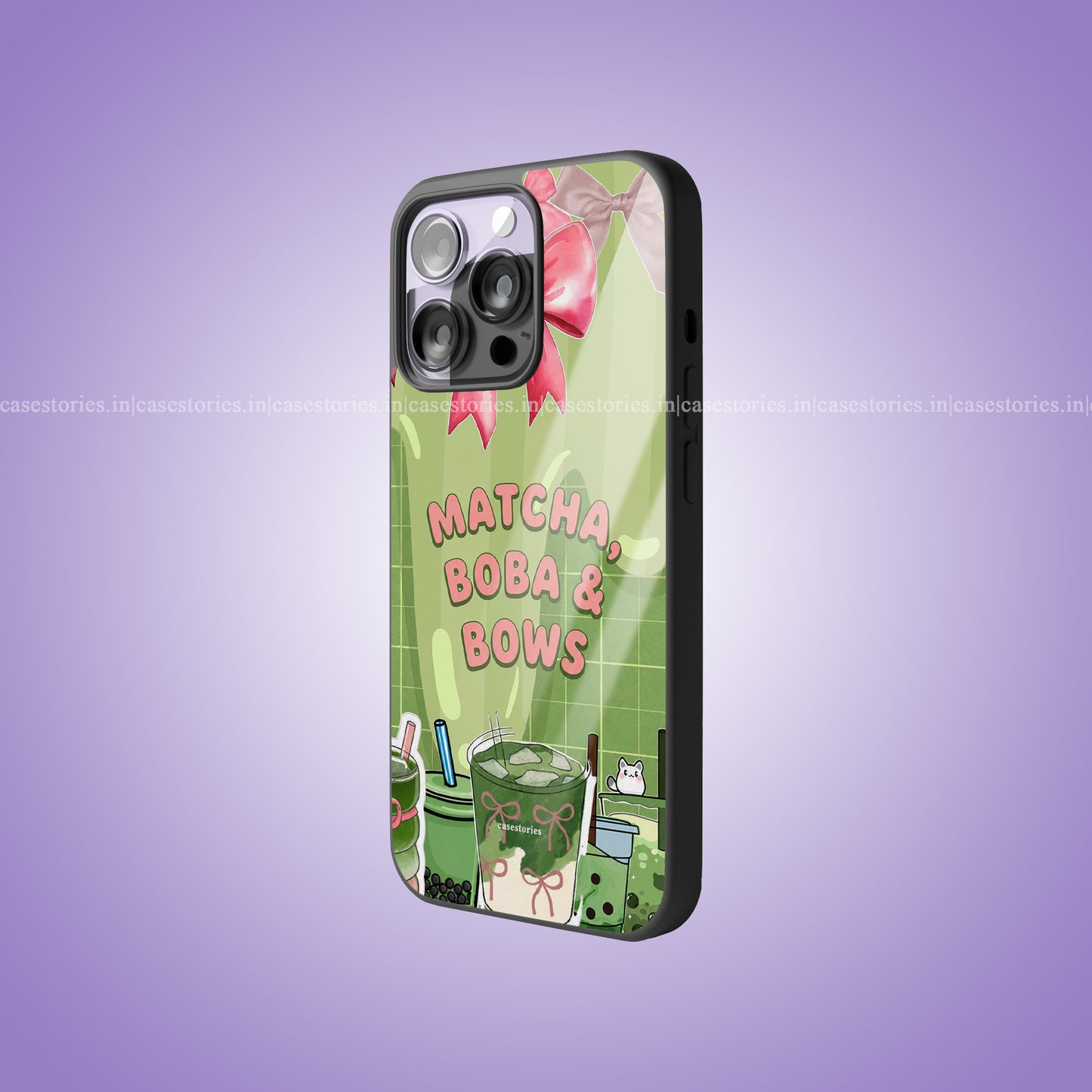 Boba Bow Era Premium Glossy Phone Case
