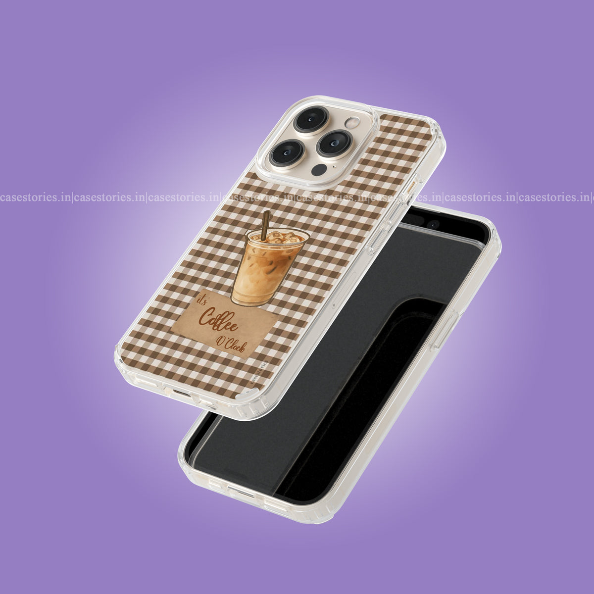 Iced Coffee Check Soft Case