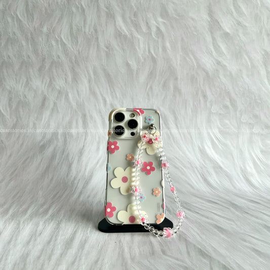 Petal Pop Clear Chain Case