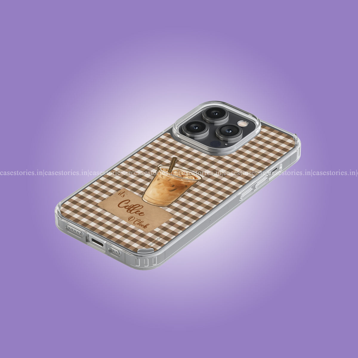 Iced Coffee Check Soft Case