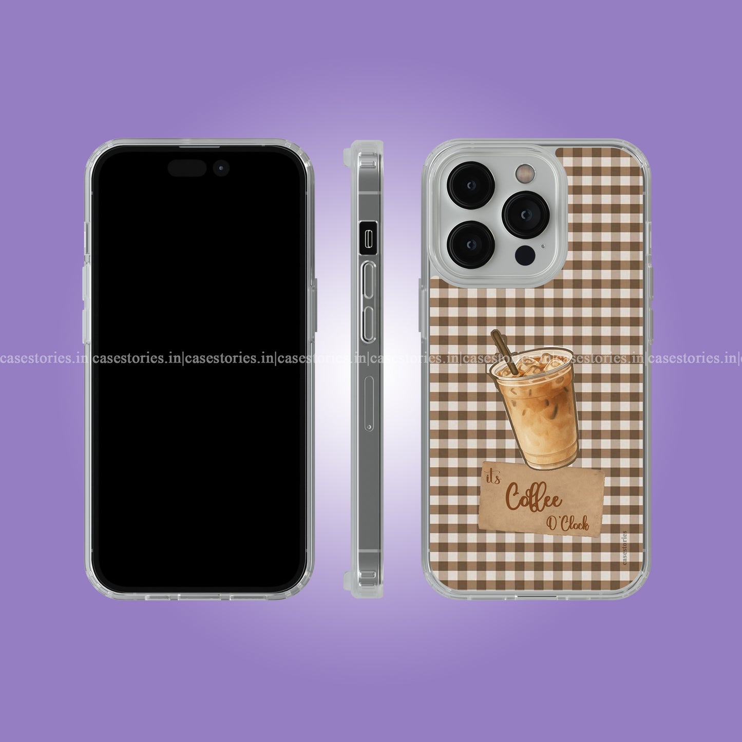 Iced Coffee Check Soft Case