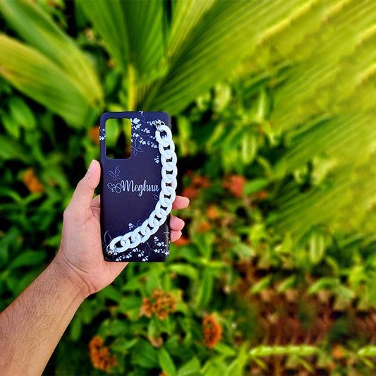 Moonlight Black Normal Chain Mobile Cover