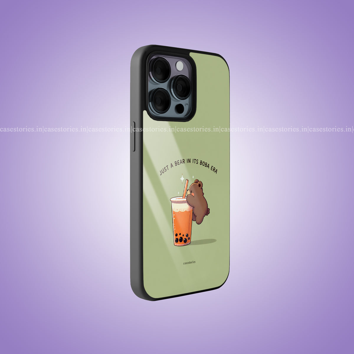 Boba Bear Era Premium Glossy Phone Case