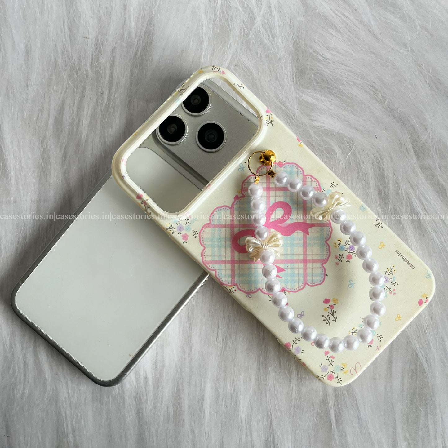 Pastel Heart Garden Chain Case
