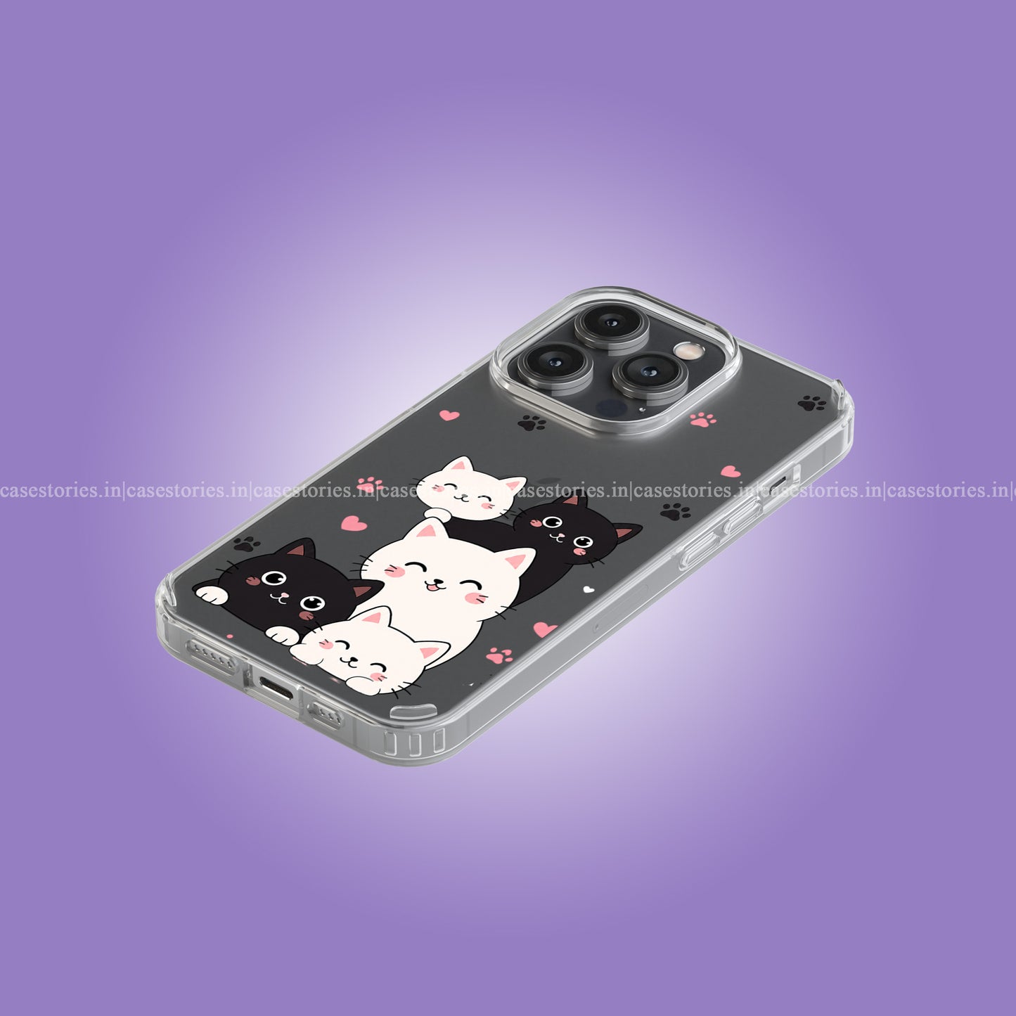Little Kitty Clear Soft Case