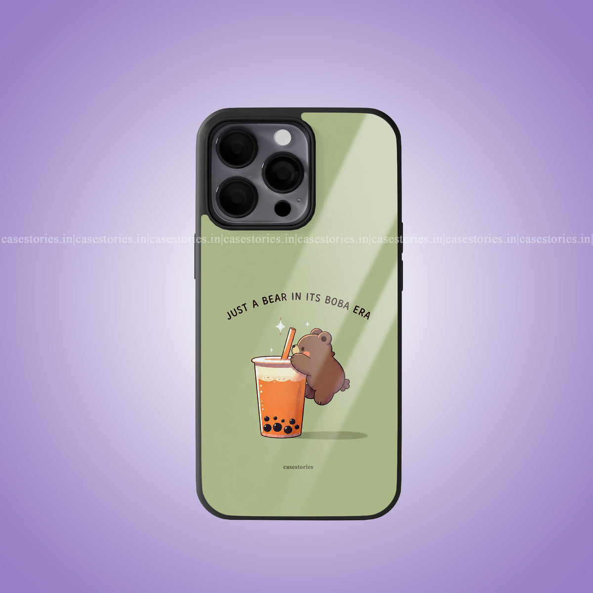 Boba Bear Era Premium Glossy Phone Case