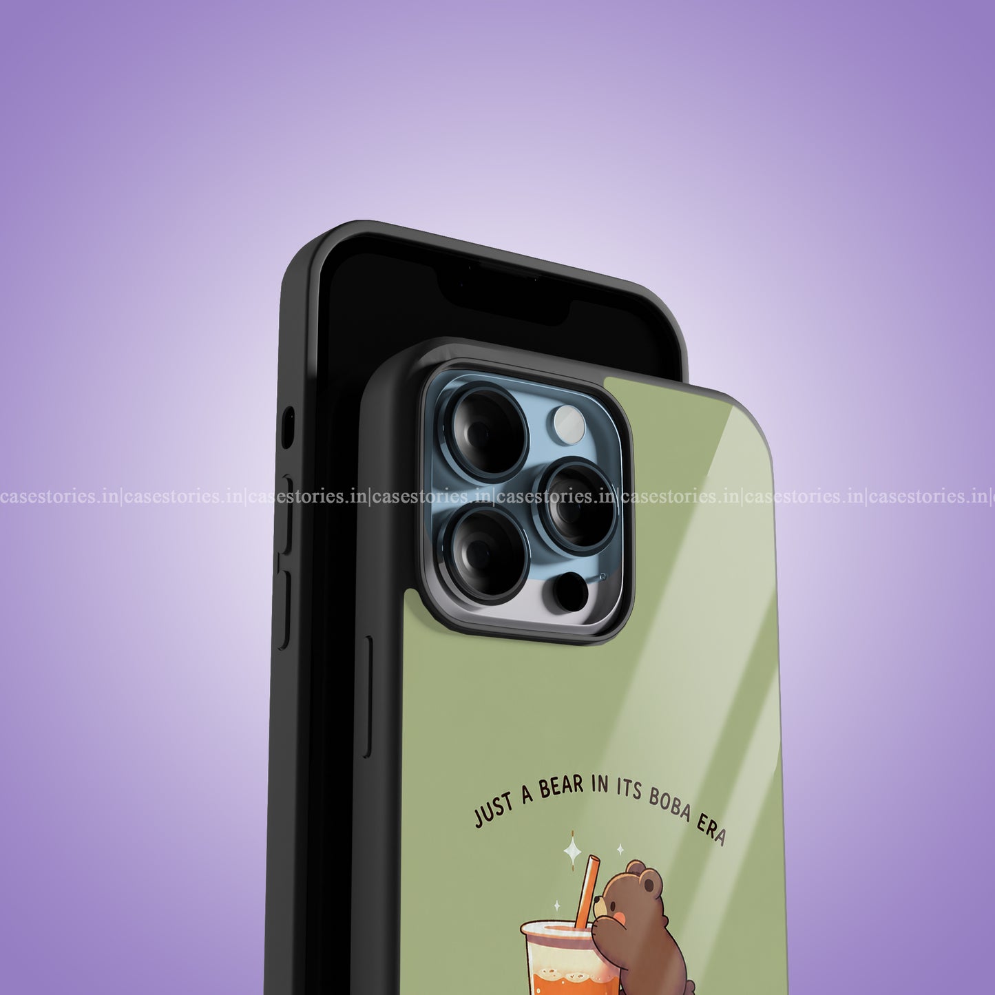 Boba Bear Era Premium Glossy Phone Case
