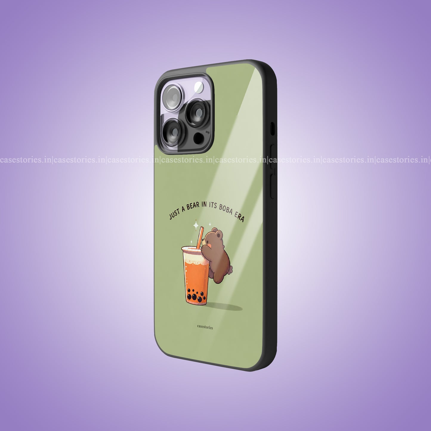 Boba Bear Era Premium Glossy Phone Case