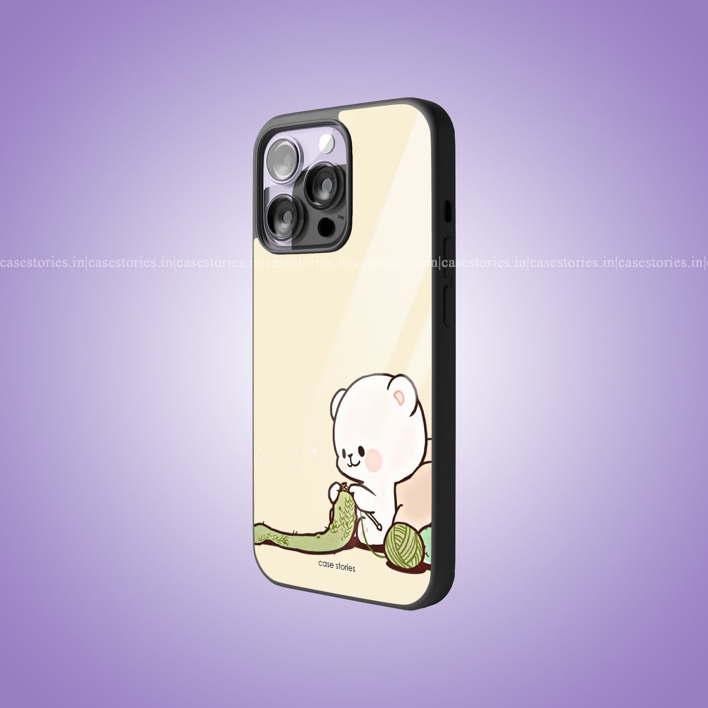 Cozy Paws girl Premium Glossy Phone Cover