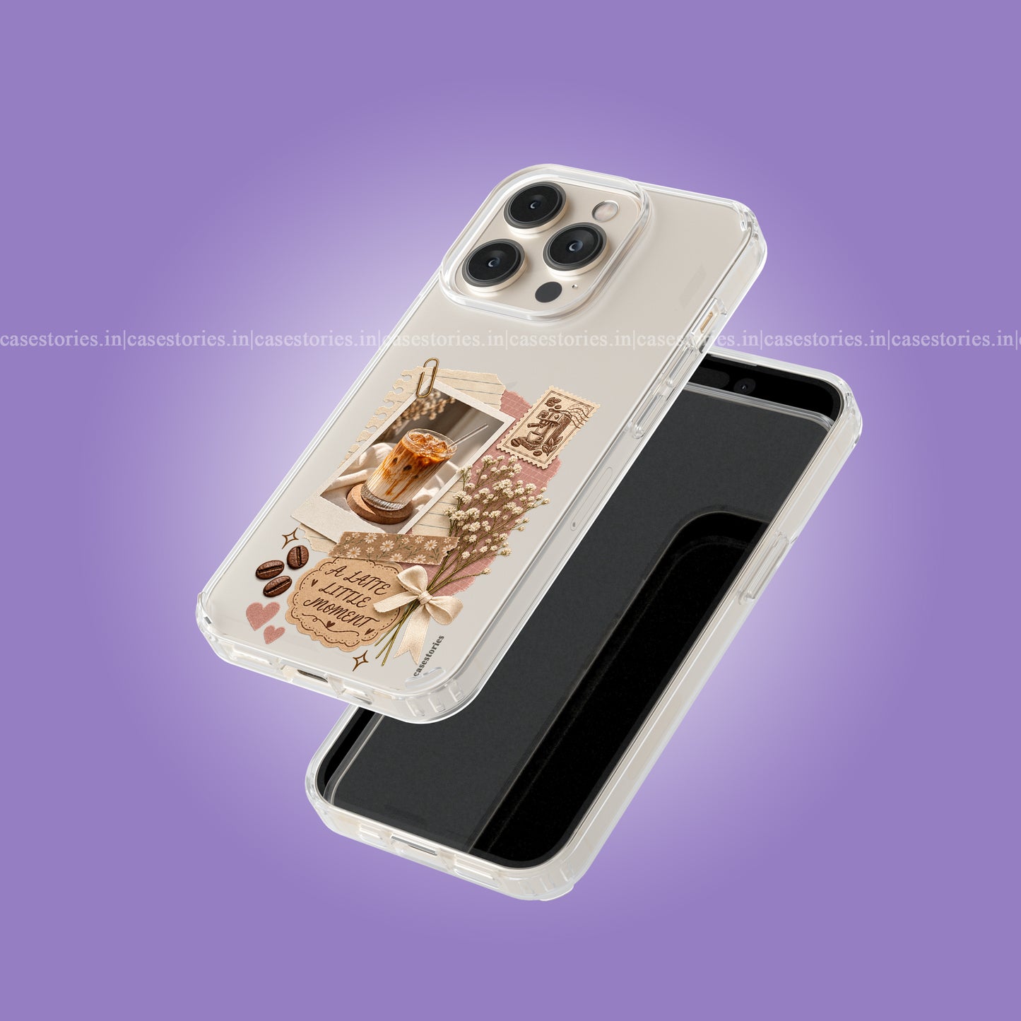 Latte Little Moments Clear Soft Case