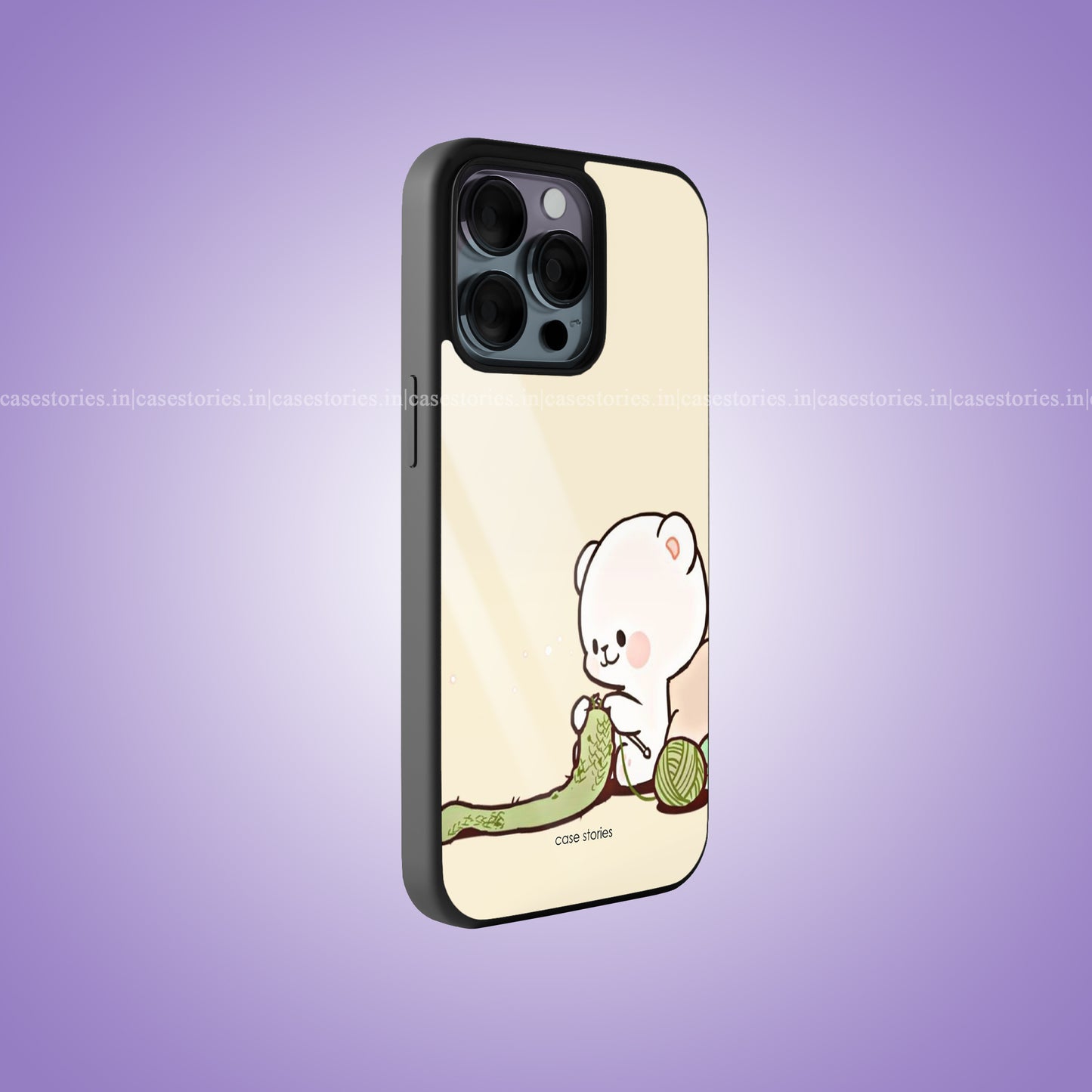 Cozy Paws girl Premium Glossy Phone Cover