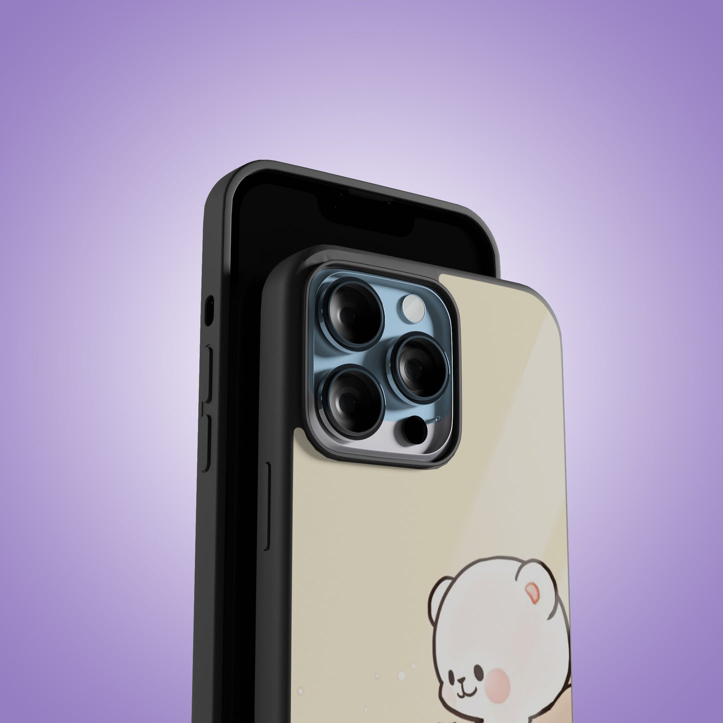 Cozy Paws girl Premium Glossy Phone Cover