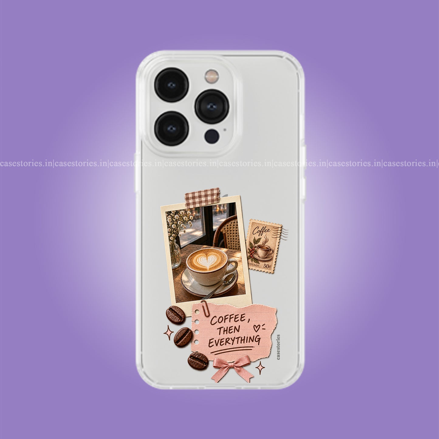 Coffee Everything Clear Soft Case