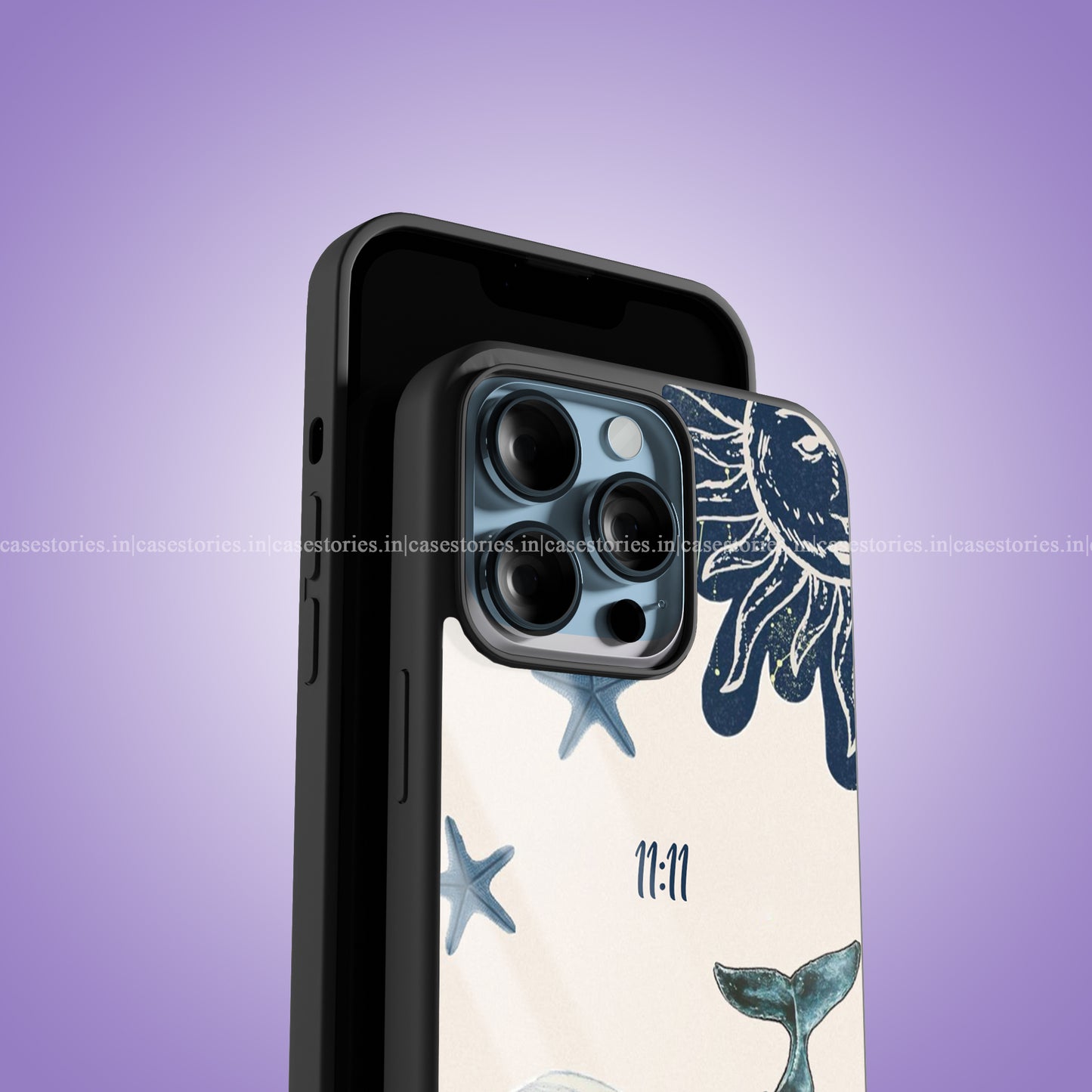 Angle Time Premium Glossy Phone Case