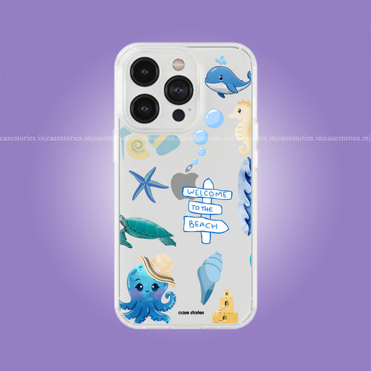 Beach Breeze Clear Soft Case
