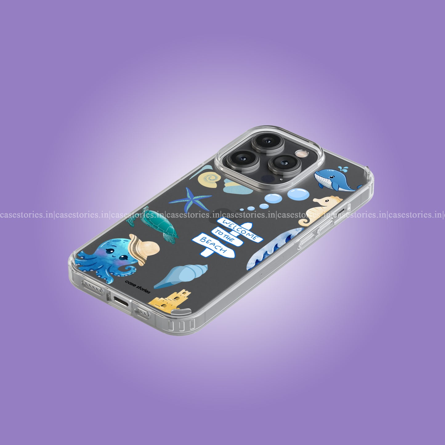 Beach Breeze Clear Soft Case