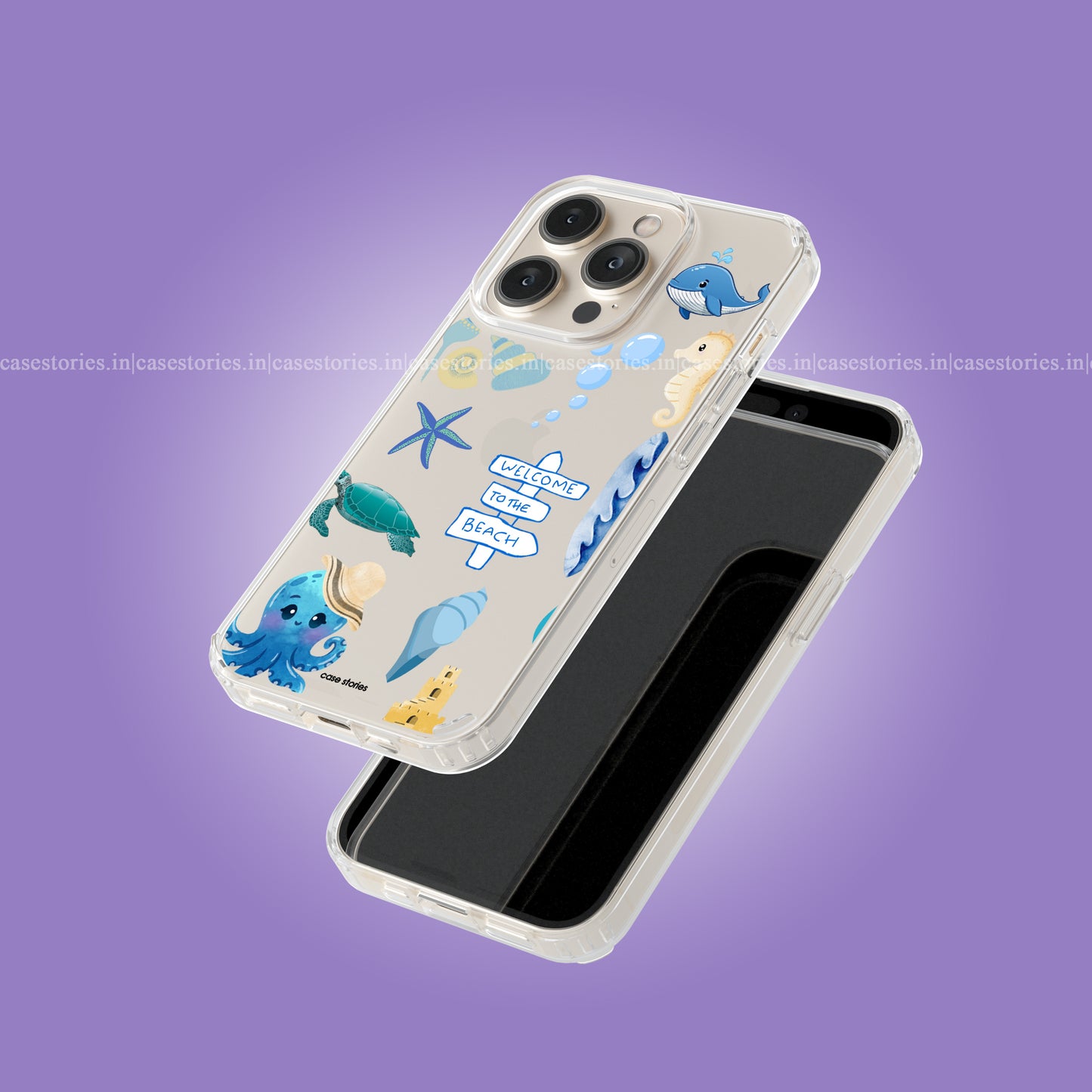 Beach Breeze Clear Soft Case