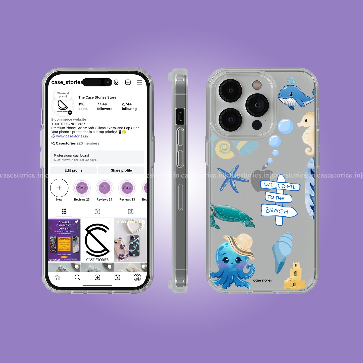 Beach Breeze Clear Soft Case