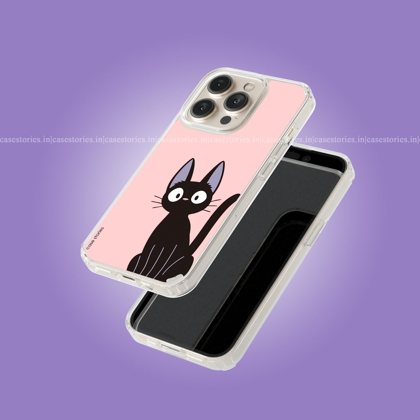 Black Starring Cat Soft Case