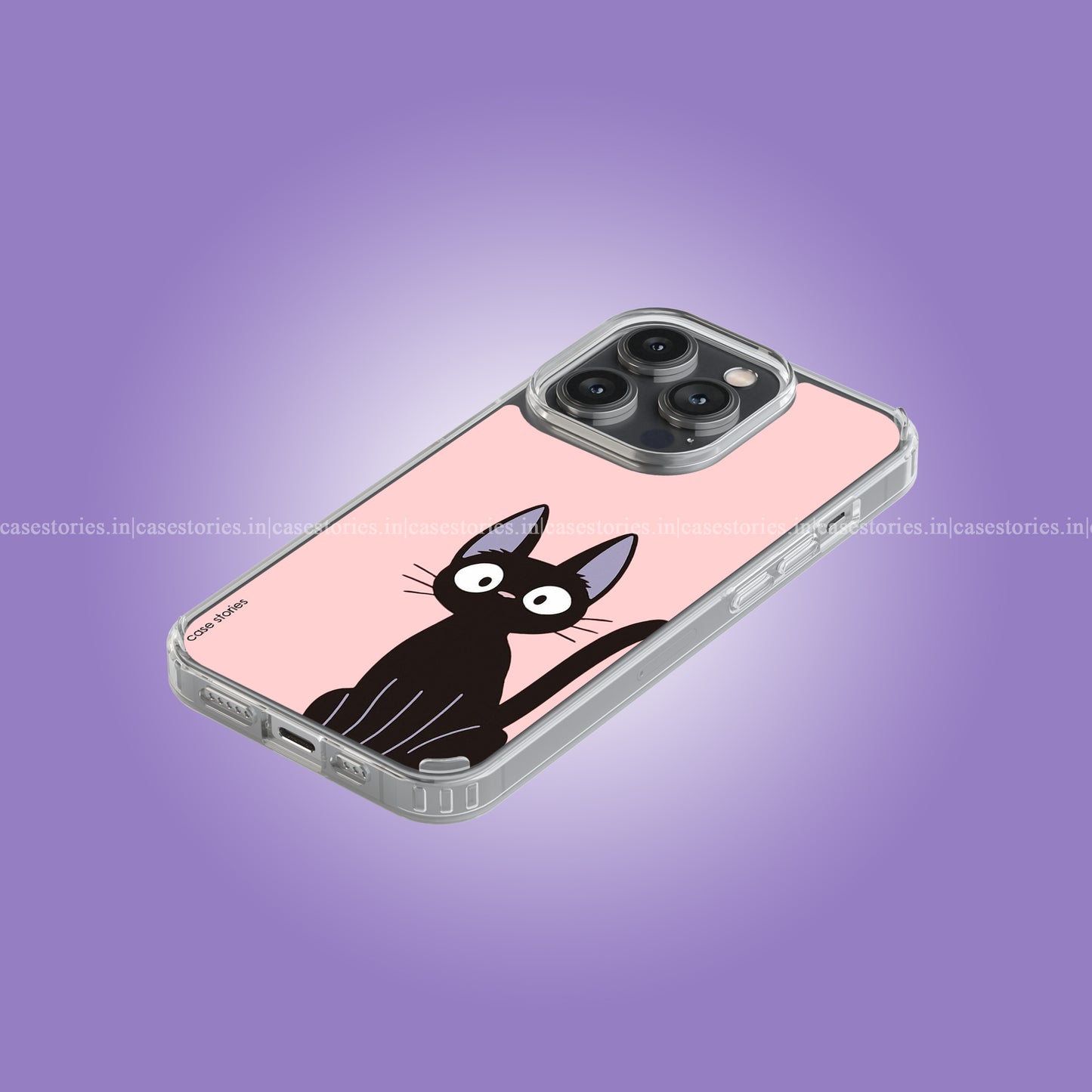 Black Starring Cat Soft Case