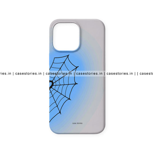 Blue Web Of Love Couple Mobile Cover