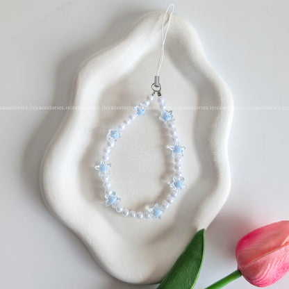Blue Celestial Pearl Mobile Charm