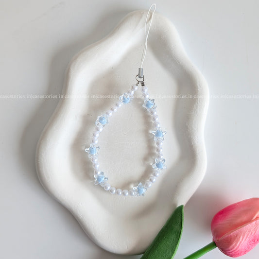 Blue Celestial Pearl Mobile Charm