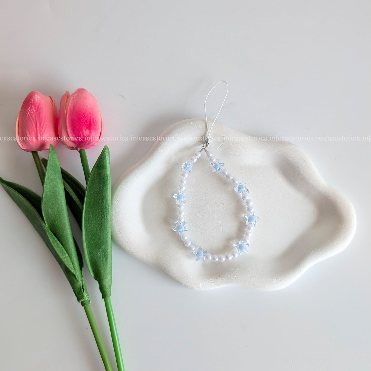 Blue Celestial Pearl Mobile Charm