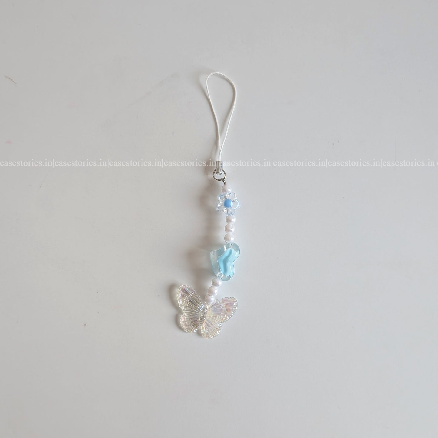 Blue Heartwing Mobile Charm