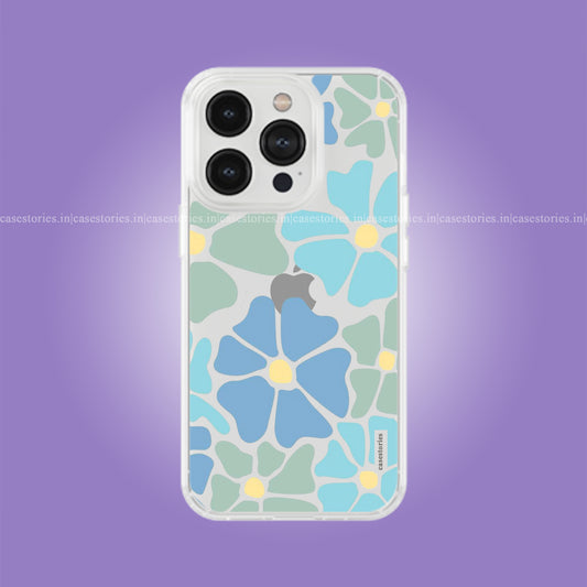 Blue Meadow Bliss Clear Soft Case