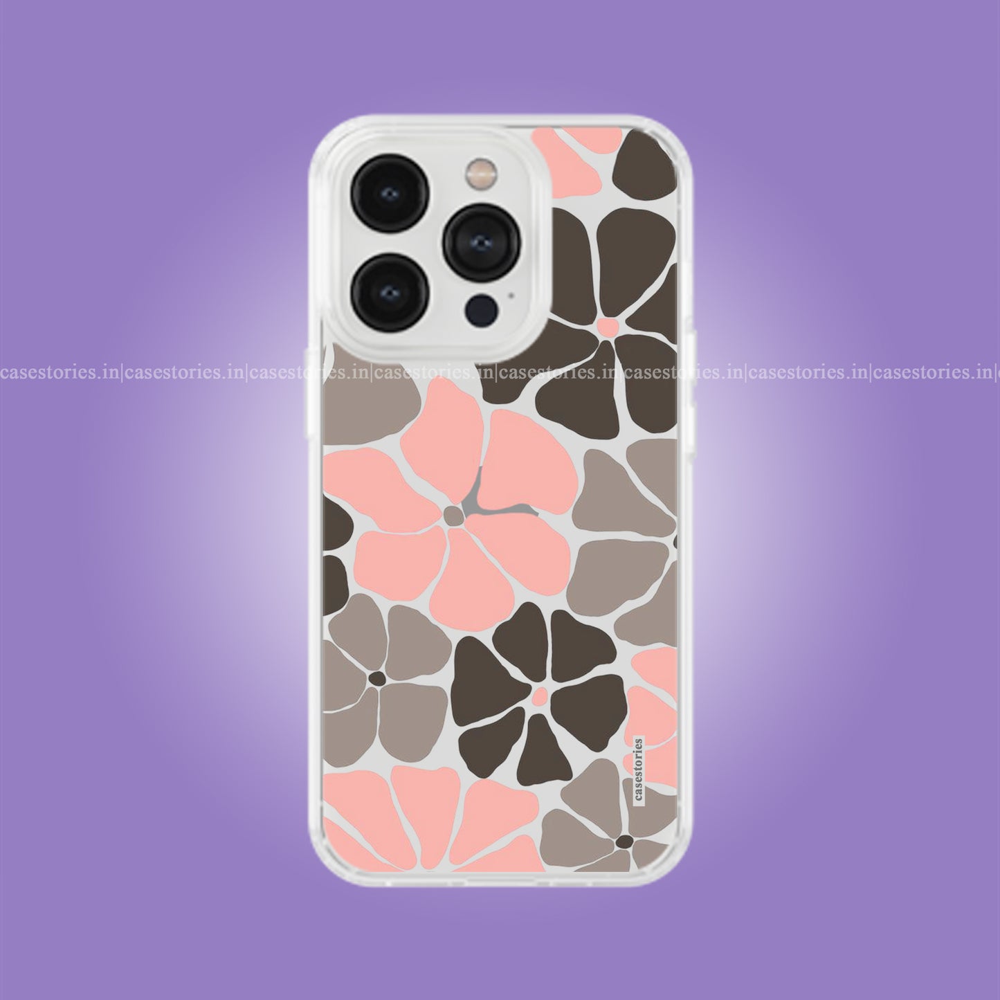 Blush & Cocoa Petals Clear Soft Case